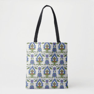 Bolso De Tela Árabe Tradicional: Iznik Tile Seamless.