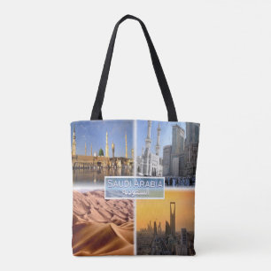 Bolso De Tela Arabia Saudita - Mezquita - Meca - Rub Al Khali -