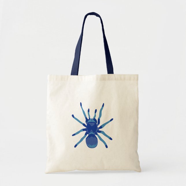 Bolso De Tela Araña (azul) (Frente)