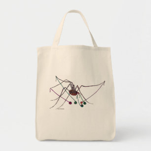 Bolso De Tela Araña con hilado