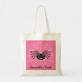 Bolso De Tela Araña de Girlie en la invitación personalizada Web