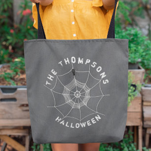 Bolso De Tela Araña Espeluznante en Telaraña Personalizada