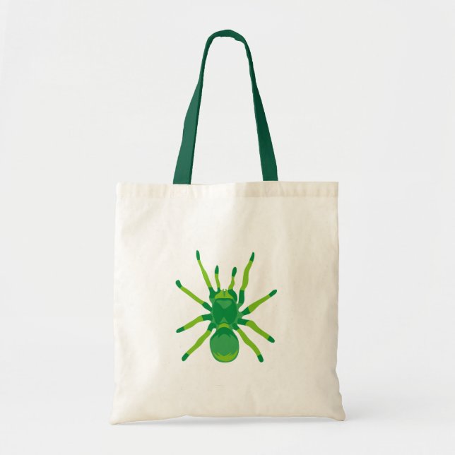 Bolso De Tela Araña (verde) (Frente)