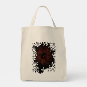 Bolso De Tela Araña Viuda Negra Salpicadura de Pintura Telaraña