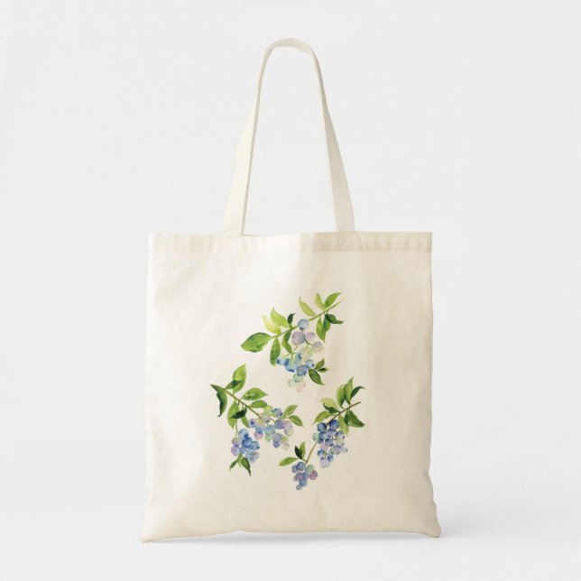Bolso De Tela Arándanos de arándano (Frente)