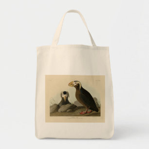 Bolso De Tela Arao Copetudo (Puffin) - Aves de América de Audubo