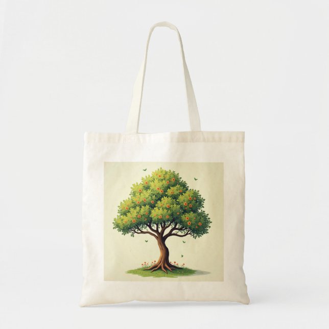 Bolso De Tela Árbol (Frente)