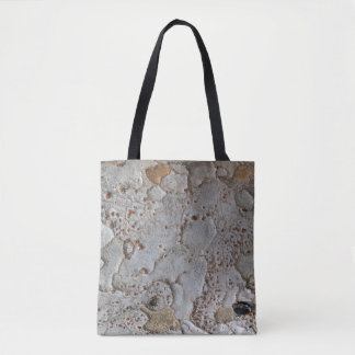 Bolso De Tela Arbol Barco Gris Marrón Rústico Naturaleza silvest