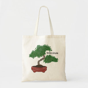 Bolso De Tela Árbol Bonsai japonés personalizado