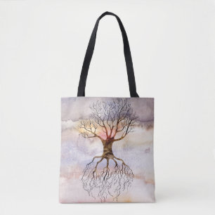 Bolso De Tela Árbol contra el cielo