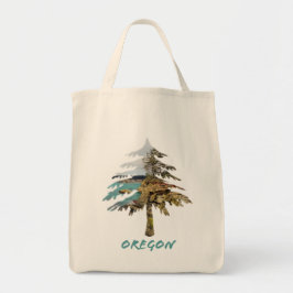 Bolso De Tela Árbol costero de Oregón