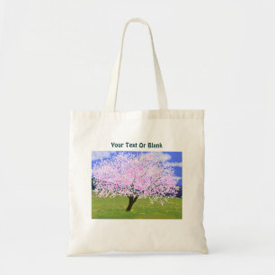 Bolso De Tela Árbol de almendros en flor