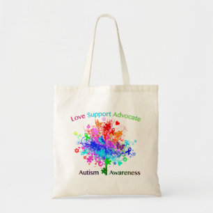 Bolso De Tela Árbol de autismo en el espectro