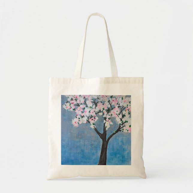 Bolso De Tela Árbol de cerezas (Frente)