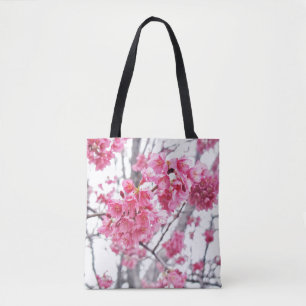 Bolso De Tela Árbol de cerezo en floración