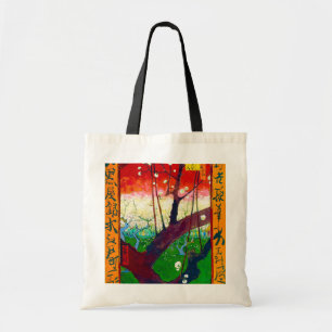 Bolso De Tela Árbol de ciruelas (después de Hiroshige), Van Gogh