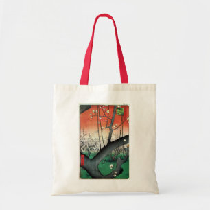 Bolso De Tela Árbol de ciruelas, Hiroshige