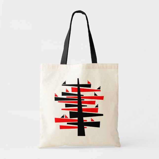 Bolso De Tela Árbol de conversación (Frente)