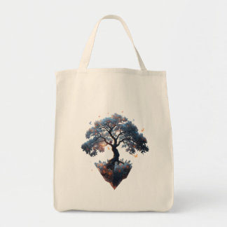 Bolso De Tela Árbol de Cristal Celestial – Arte de Naturaleza Fa