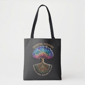 Bolso De Tela Árbol de la Armonía Celestial - Mandala de Meditac