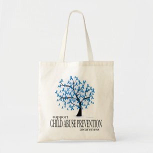 Bolso De Tela Árbol de la prevención de la pederastia
