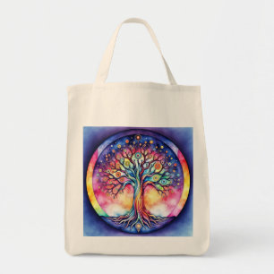 BOLSO DE TELA ÁRBOL DE LA VIDA