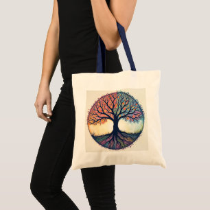 BOLSO DE TELA ÁRBOL DE LA VIDA