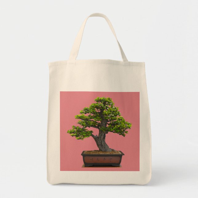 Bolso De Tela árbol de los bonsais (Frente)