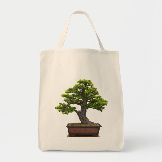 Bolso De Tela árbol de los bonsais (Frente)