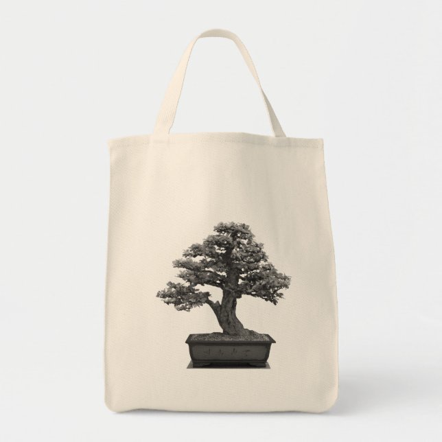 Bolso De Tela árbol de los bonsais (Frente)