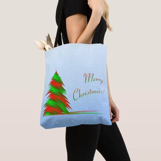 Bolso De Tela Árbol de Navidad (Detalle)