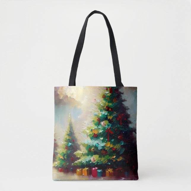 Bolso De Tela Árbol de Navidad 2 (Anverso)