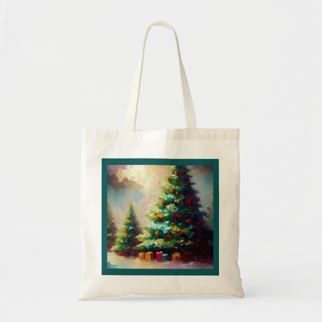 Bolso De Tela Árbol de Navidad 2 (Frente)