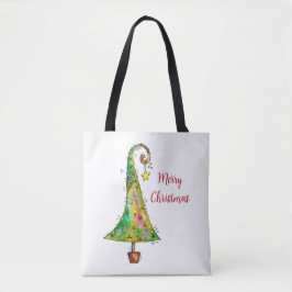 Bolso De Tela Árbol de Navidad caprichoso