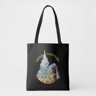 Bolso De Tela Árbol de Navidad, Chica con un Pearl Earring