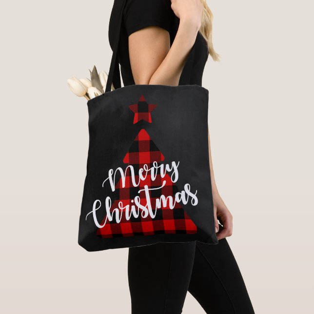 Bolso De Tela Árbol de Navidad con relleno de búfalo (Detalle)