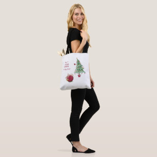 Bolso De Tela Árbol de navidad conejita de Navidades relajantes