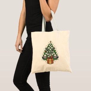 Bolso De Tela Árbol de Navidad de equipo de golf Navidad Golf