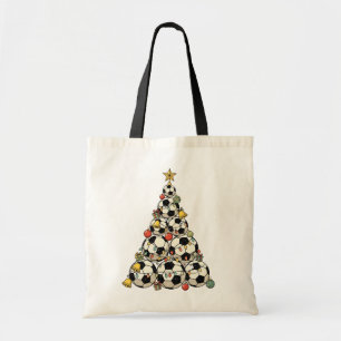 Bolso De Tela Árbol de Navidad de Fútbol