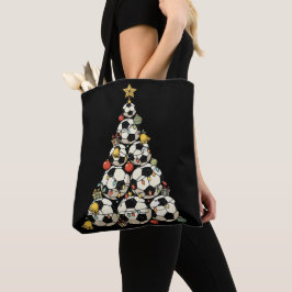 Bolso De Tela Árbol de Navidad de Fútbol