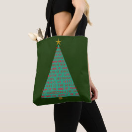 Bolso De Tela Árbol de Navidad de los Nombres de Jesús