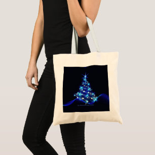 Bolso De Tela Árbol de Navidad estilizado y brillante de Slipper