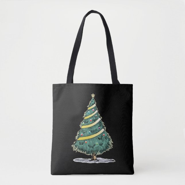 Bolso De Tela Árbol de Navidad para Navidades (Anverso)