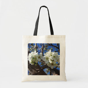 Bolso De Tela Árbol de peras florido de primavera de los Cluster