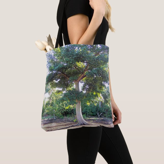 Bolso De Tela Árbol de sabios (Detalle)