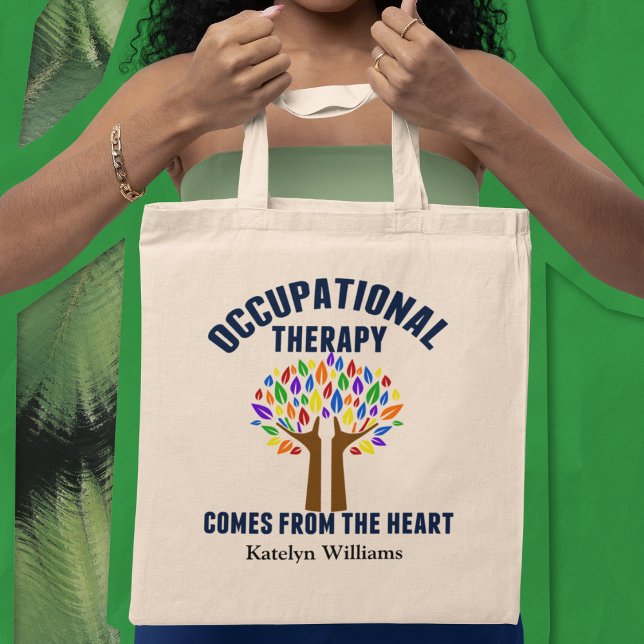 Bolso De Tela Árbol de terapia ocupacional personalizado (Subido por el creador)