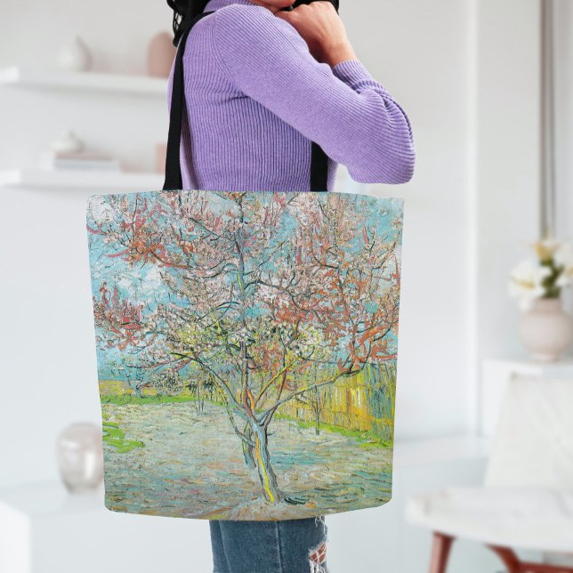 Bolso De Tela Árbol de turba de flores | Vincent van Gogh (Subido por el creador)