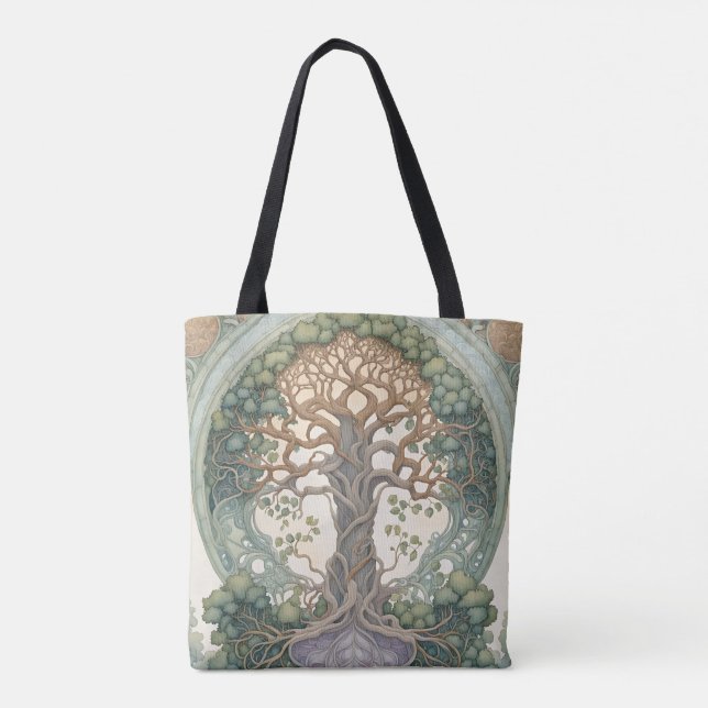 Bolso De Tela Árbol de vida (Reverso)