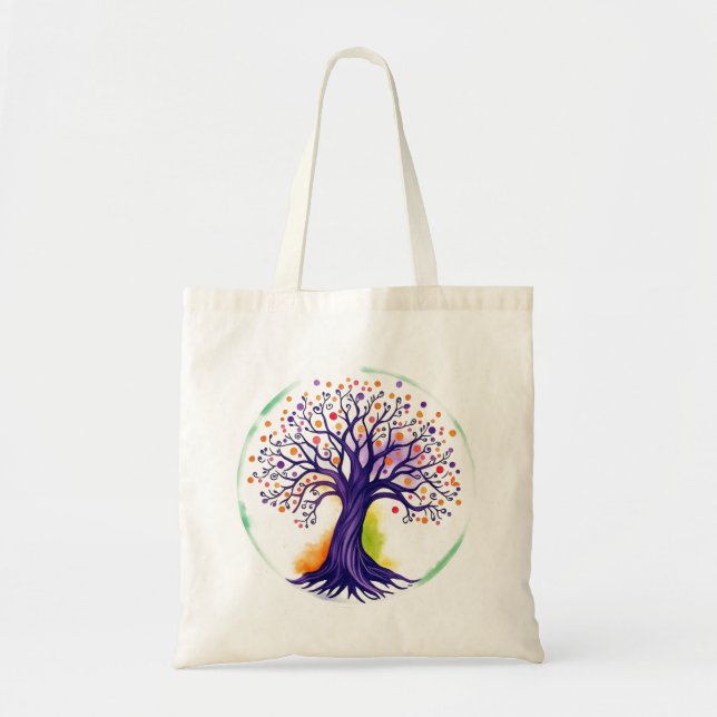 Bolso De Tela Árbol de vida (Frente)