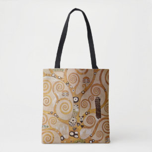 Bolso De Tela Árbol de vida de Gustav Klimt, Art Nouveau estiliz